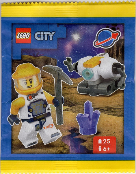 Astronaut with Robot paper bag