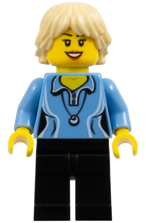 Female with Medium Blue Shirt (from Horizon Express Set)