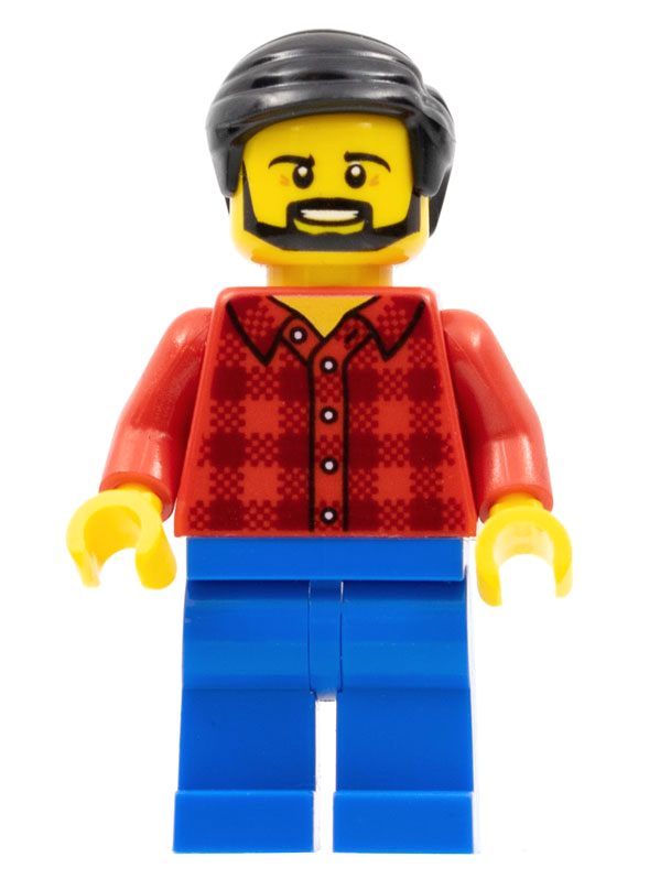 Male with Red Plaid Flannel Shirt (from Fun in the Park - City People Pack)