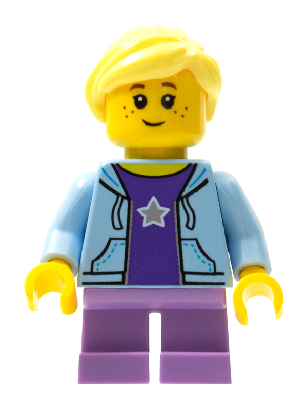 Girl Child with Light Blue Hoodie (from Fun in the Park - City People Pack)