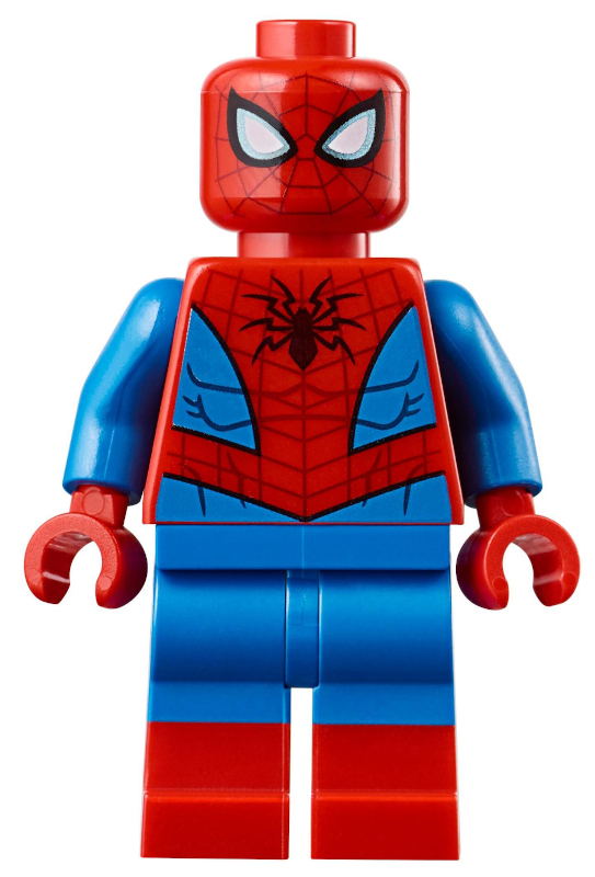 Spider-Man with Metallic Light Blue Eye Highlights