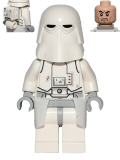 Snowtrooper with Light Bluish Gray Hips, Light Bluish Gray Hands, and White Kama