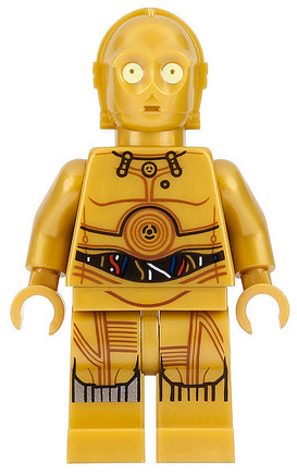 C-3PO with Colourful Wires