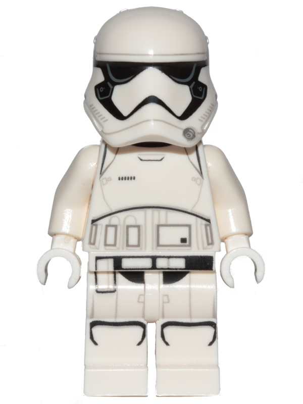 First Order Stormtrooper with Pointed Mouth Pattern