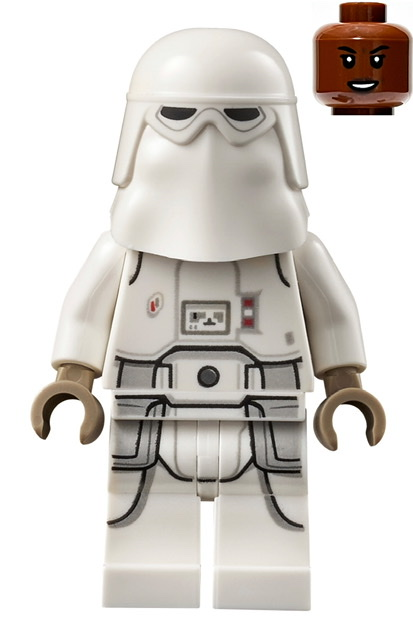 Snowtrooper (Female) with Reddish Brown Head and Open Mouth Smirk