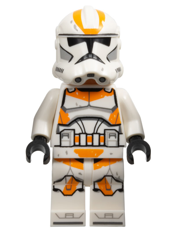 Clone Trooper with White Arms and Dirt Stains