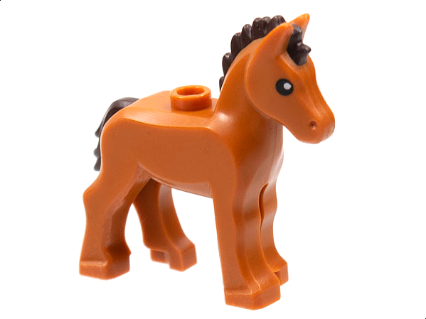 Horse, Foal with Stud on Back