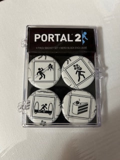 Portal 2 4-Piece Magnet Set
