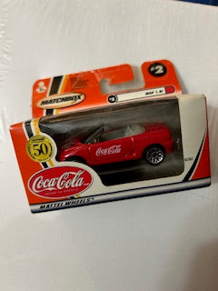2001 Mattel Wheels Matchbox Diecast Coca Cola 2 Mgf 1.8l
