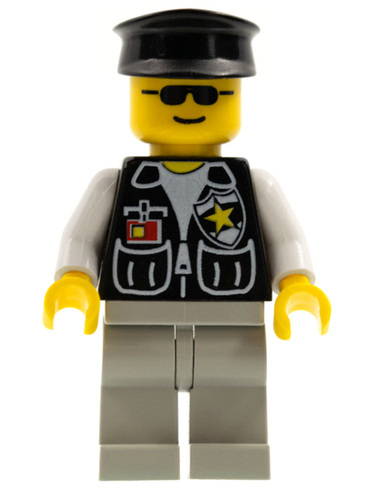 Police with Sheriff Star and 2 Pockets