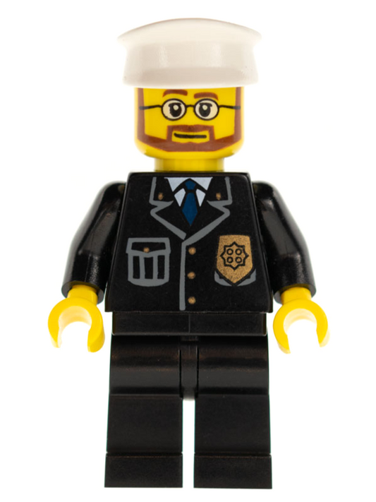 City Police Officer (Beard and Glasses)