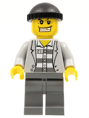 Jail Prisoner with Gold Tooth (from Police Boat Set)
