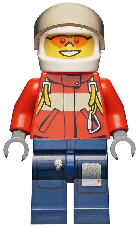 Fire Pilot with Red Fire Suit with Carabiner (Male)