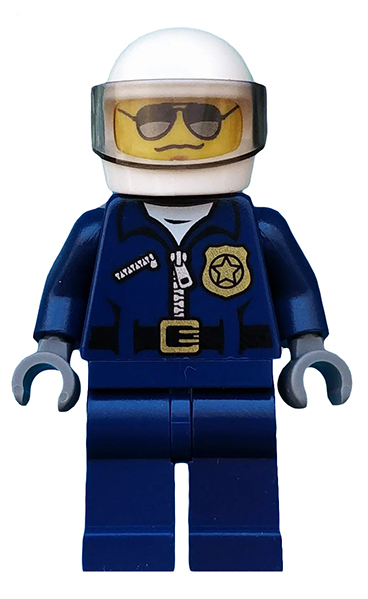 City Helicopter Pilot Police (from Police Station Set)
