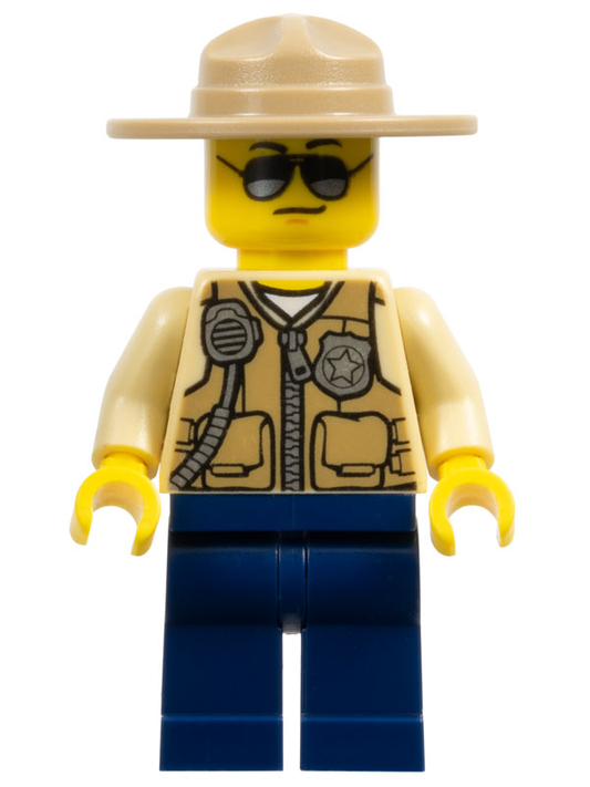 Swamp Police Officer with Sunglasses