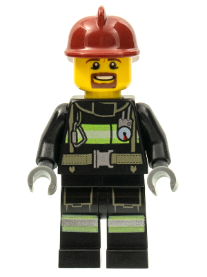 Fireman with Black Uniform (from Community Figure Set)