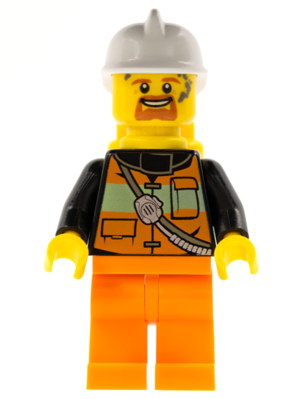 Fireman with Yellow Air Tanks (from Fire Patrol Suitcase Set)
