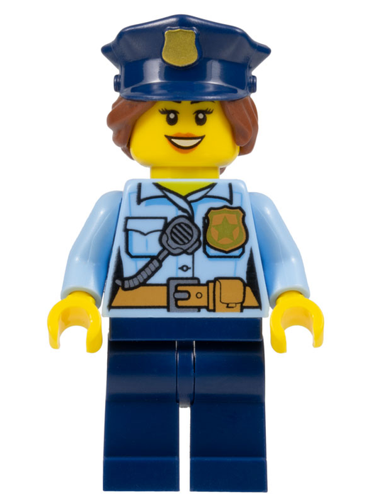 City Officer Female (from Police Minifigure Accessory Set blister pack)