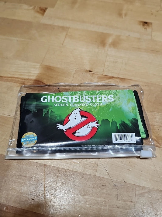 Nerd Block Exclusive Ghostbusters Screen Cleaning Cloth NEW