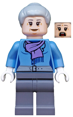 Aunt May with Lavendar Scarf