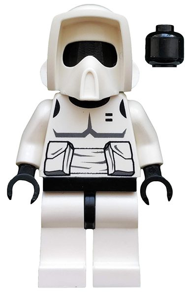 Imperial Scout Trooper (Plain Black Head)