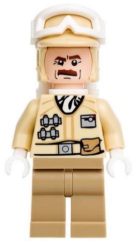 Hoth Rebel Trooper with Uniform and Moustache
