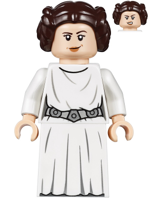 Princess Leia in White Dress