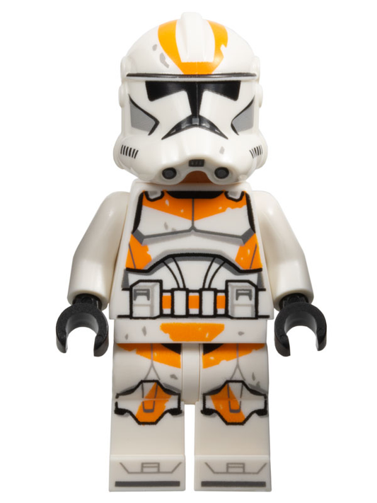 Clone Trooper with White Arms and Dirt Stains